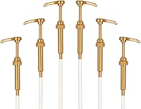 Vista 1 de Gold Coffee - Bomba de jarabe de café para botellas de 25.4 fl oz (paquete de 6) se adapta a Upouria, Torani, DaVinci, Jordans Skinny Syrups