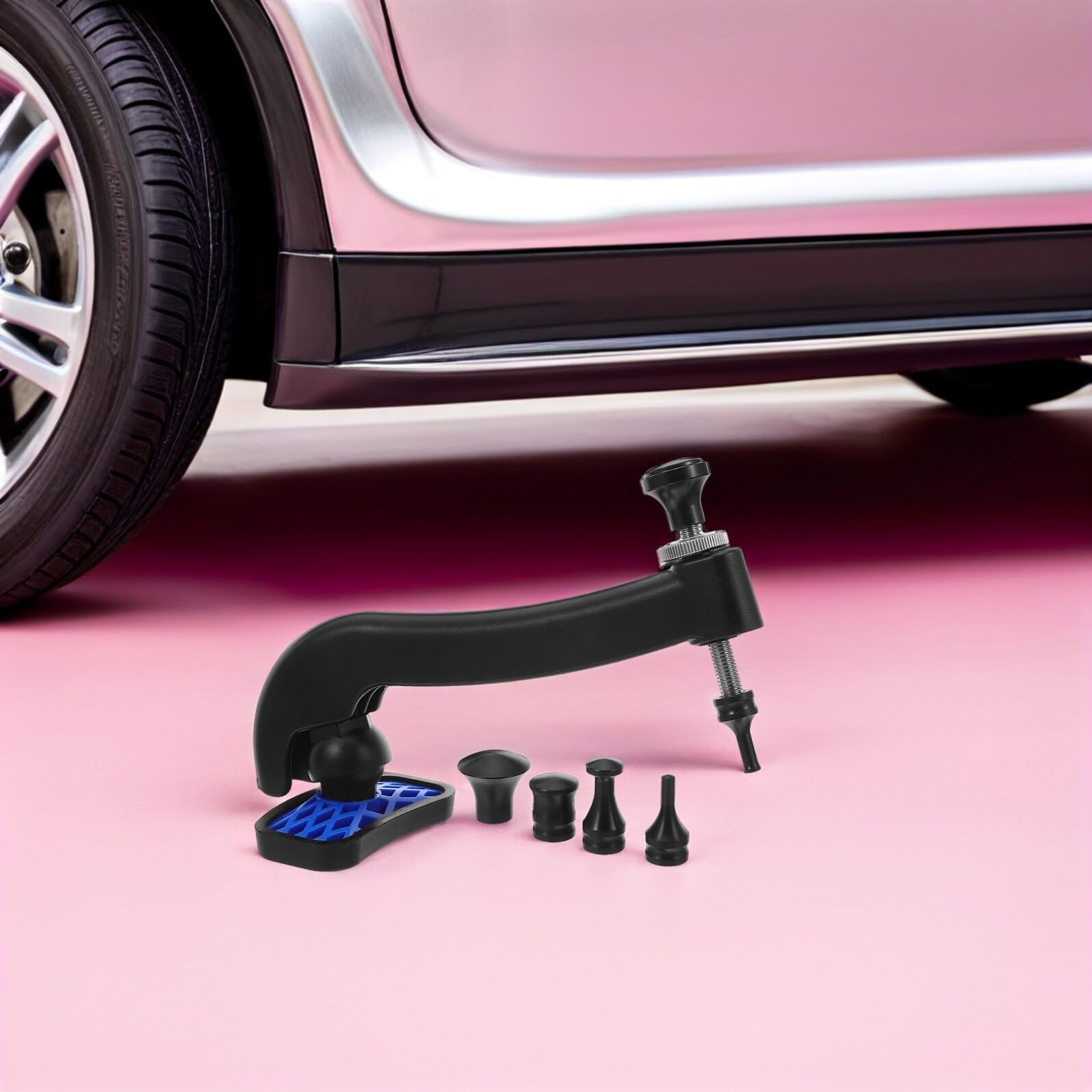 GLEAVI Kit di Riparazione Ammaccature Auto Pennarello e Estrattore in Gomma per Rimozione Ammaccature Carrozzeria Design Portatile per Garage e Officina