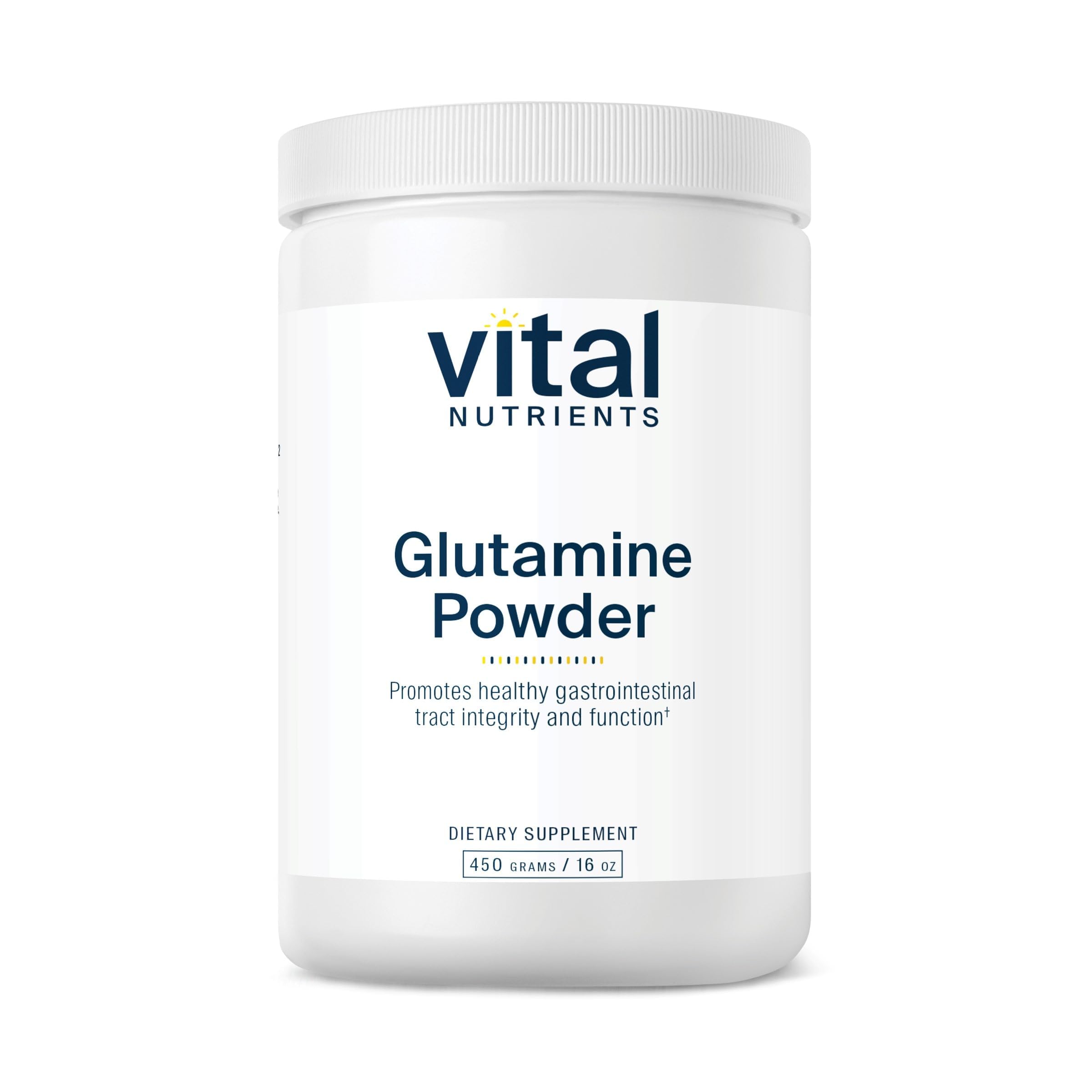 Vital Nutrients Glutamine Powder, 450g/16 oz 15.87 Ounce (Pack of 1)