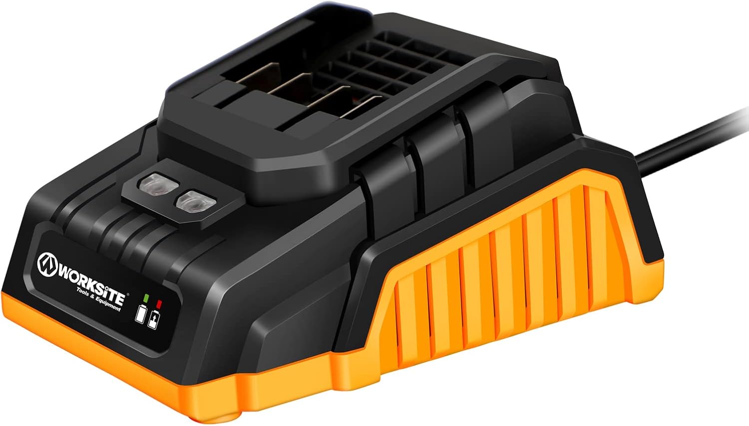 Front view of the WORKSITE Fast Charger.