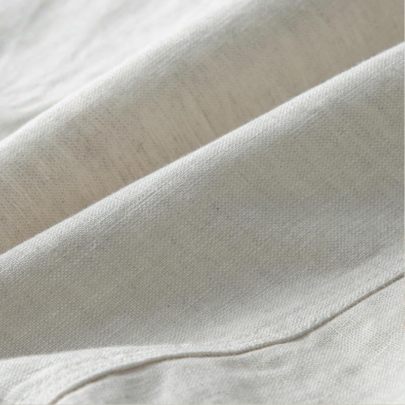 Men's British Style Linen Casual Loose Fit Single Blazer Jacket Outerwear3