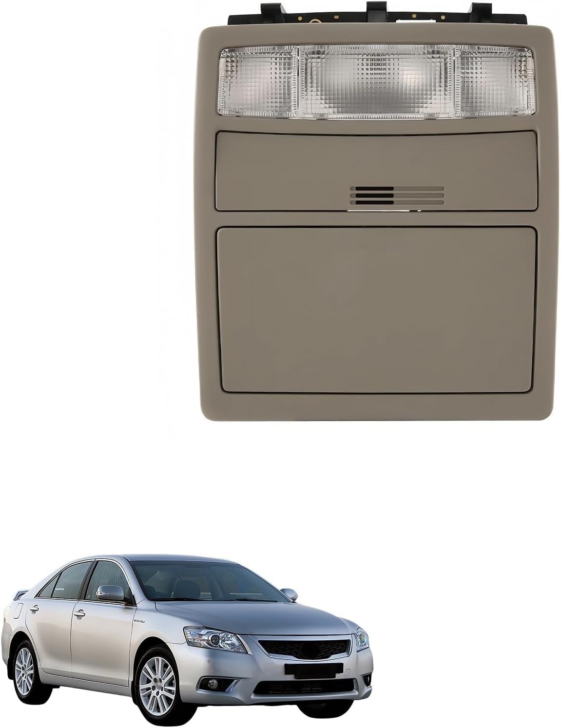 carkus Automotive Overhead Consoles Compatible with Toyota Camry Land Cruiser Aurion 2007-2011, Console Dome Car Accessories