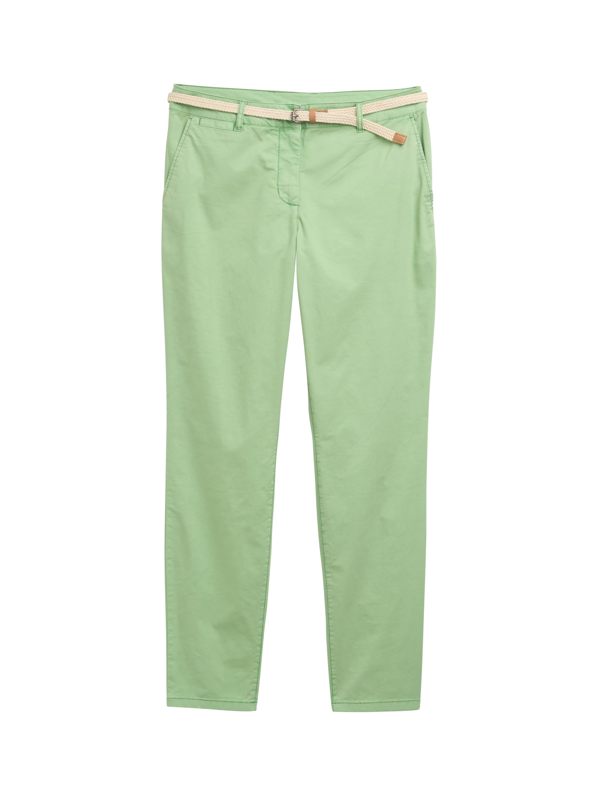Tom Tailor Damen Slim Chino Hose mit Gürtel