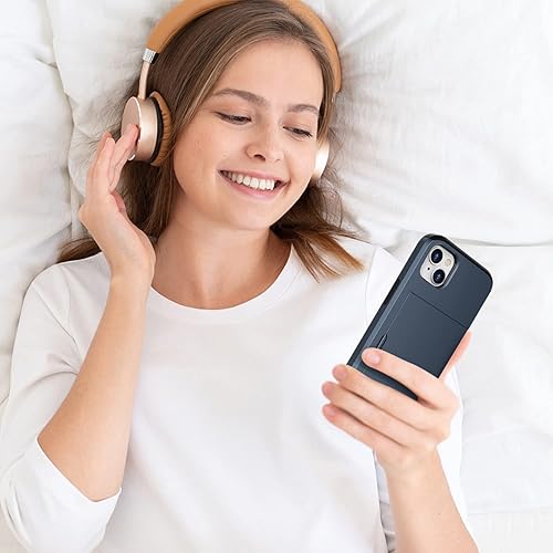 Miniatura 7 de ZUSLAB Funda con ranura para tarjetero compatible con Apple iPhone 15 de 6.1 pulgadas 2023, funda tipo cartera para teléfono con 1 protector de