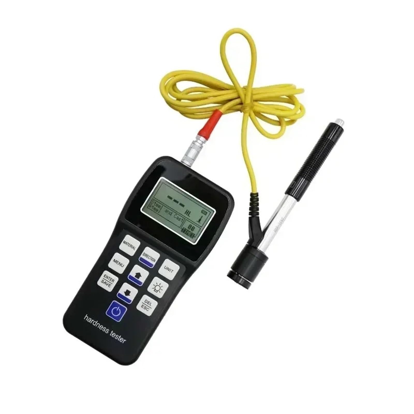 Härteprüfer, Leeb-Härteprüfgerät, Tragbares Rückprallmessgerät, Durometer HL, HB, HRB, HRC, HRA, HV, HS For Metallstahl Ohne Standardblock