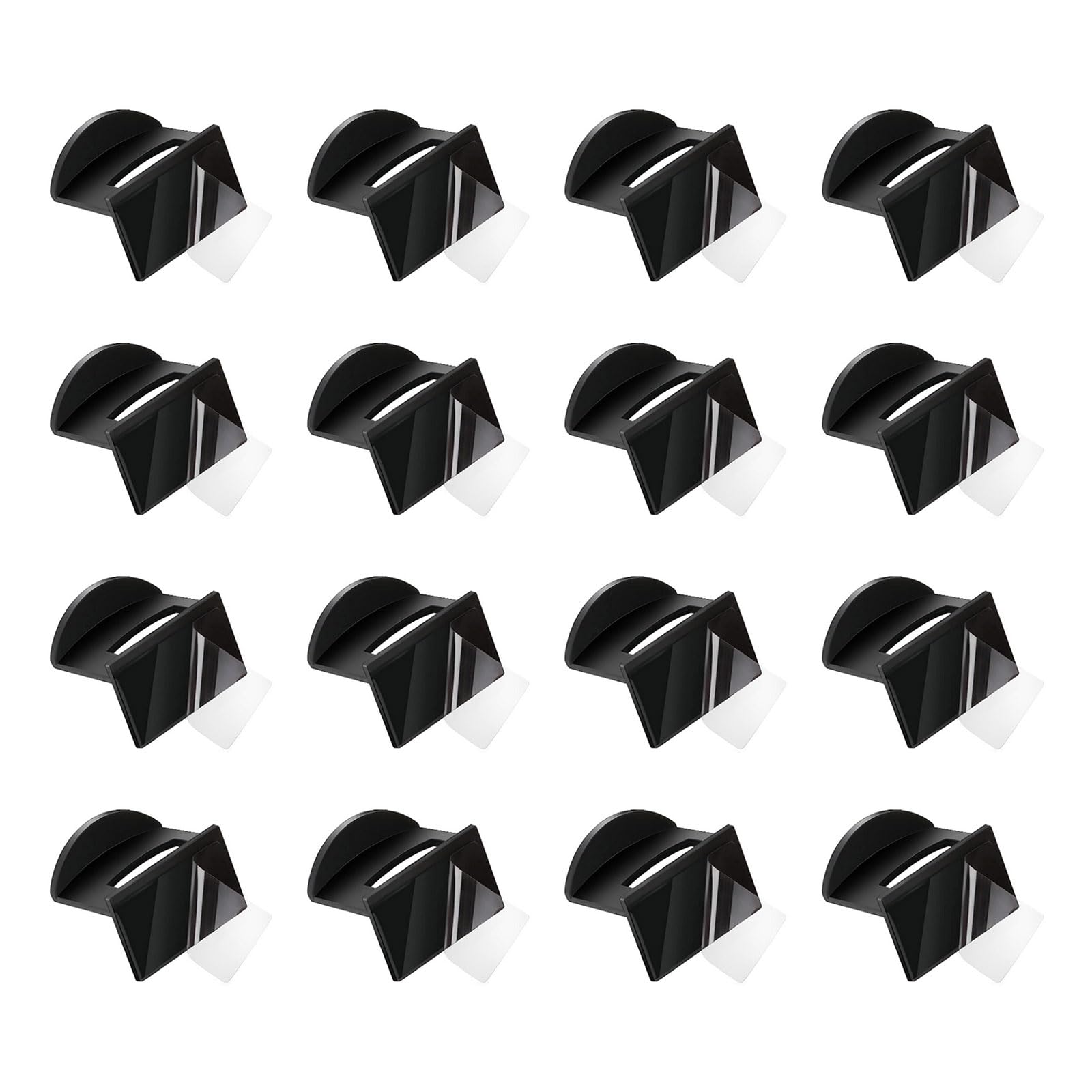 Buxuaaaa 16pcs Hat Rack Wall Hook for Baseball Cap Keys Adhesive Hat Holder No Drilling Hangers Hook Closet Storage Organizer Headset Hooks