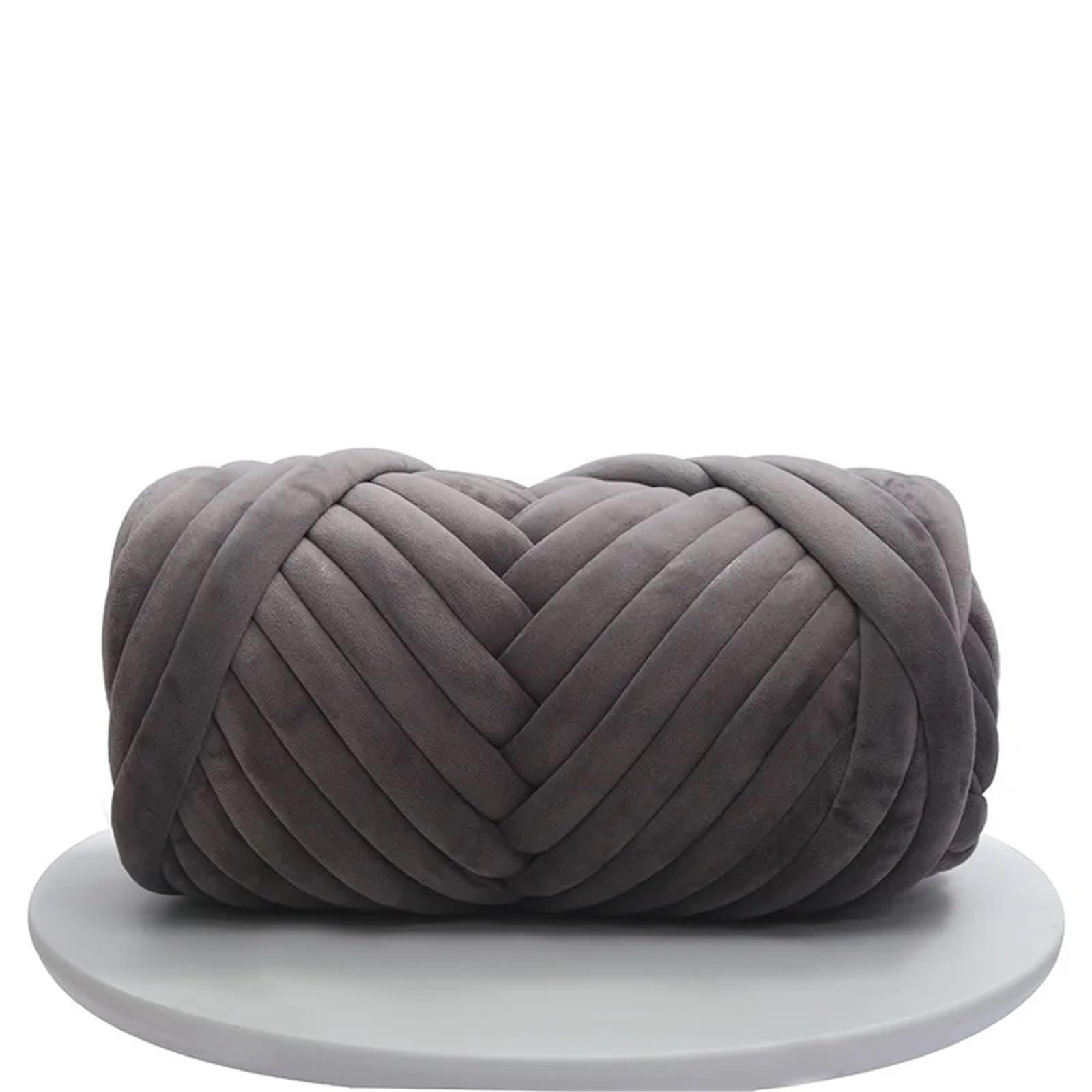 Hilo grueso Hilo grueso voluminoso de 0,5 KG/1, KG diámetro, 3cm espesor, tejido a mano, cesta hilo, manta, alfombras gigantes DIY(1.5KG-Dark Coffee)