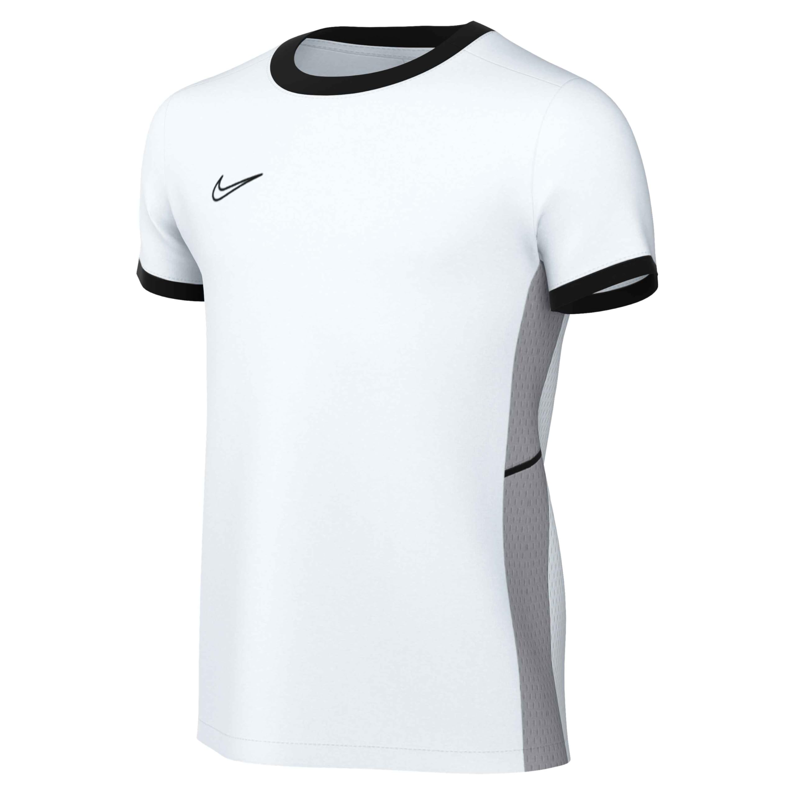 NIKE FZ9758-100 Y NK DF ACD25 SS TOP Sweatshirt Unisex White/Black/Wolf Grey/Black Size M