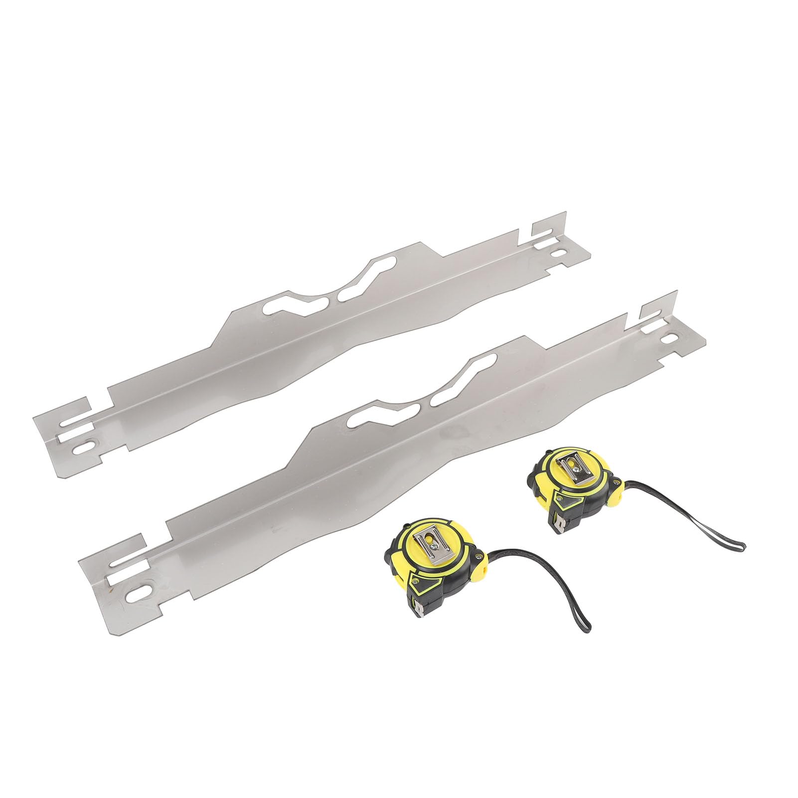 Dioche Herramienta de Alineación la Rueda Herramientas ángulo Placa Punta Acero Inoxidable Servicio Pesado con Orificios Colgantes para Camiones Automóvil SUV UTV ATV