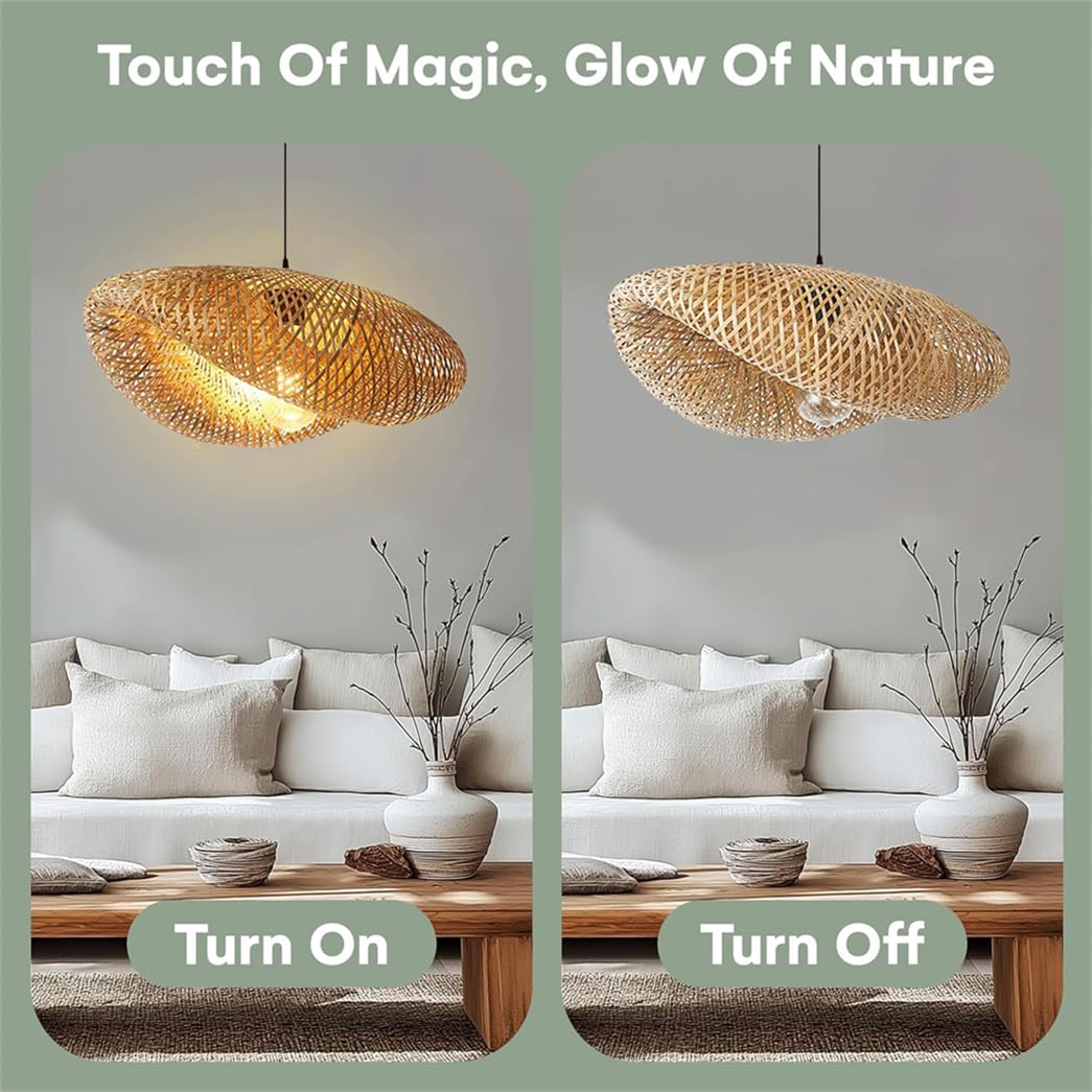 Lampadario Decorativo Per Sala Da Pranzo Lampadario Romantico A Nido D'uccello Costiero Con Paralume In Vimini A 2 Livelli, Lampadario A Sospensione In Stile Rustico E26