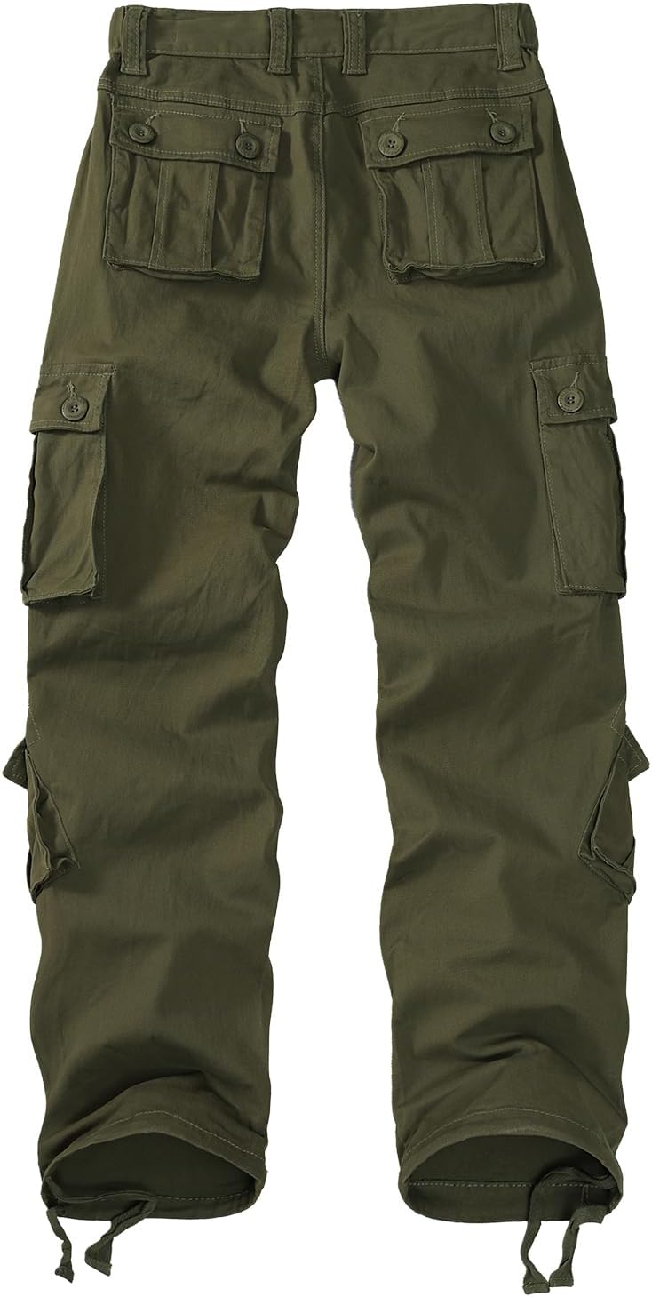 Women's Cargo Pants Quick Dry Casual Military Army Camo Combat Work Casual Pants with Pockets - Image 4