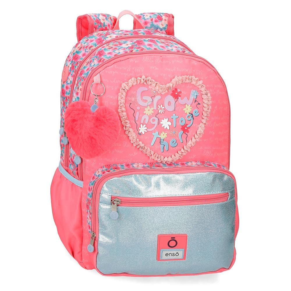 Enso Together Growing Mochila Escolar Doble Compartimento Rosa 32x42x13 cms Poliéster 23,94L