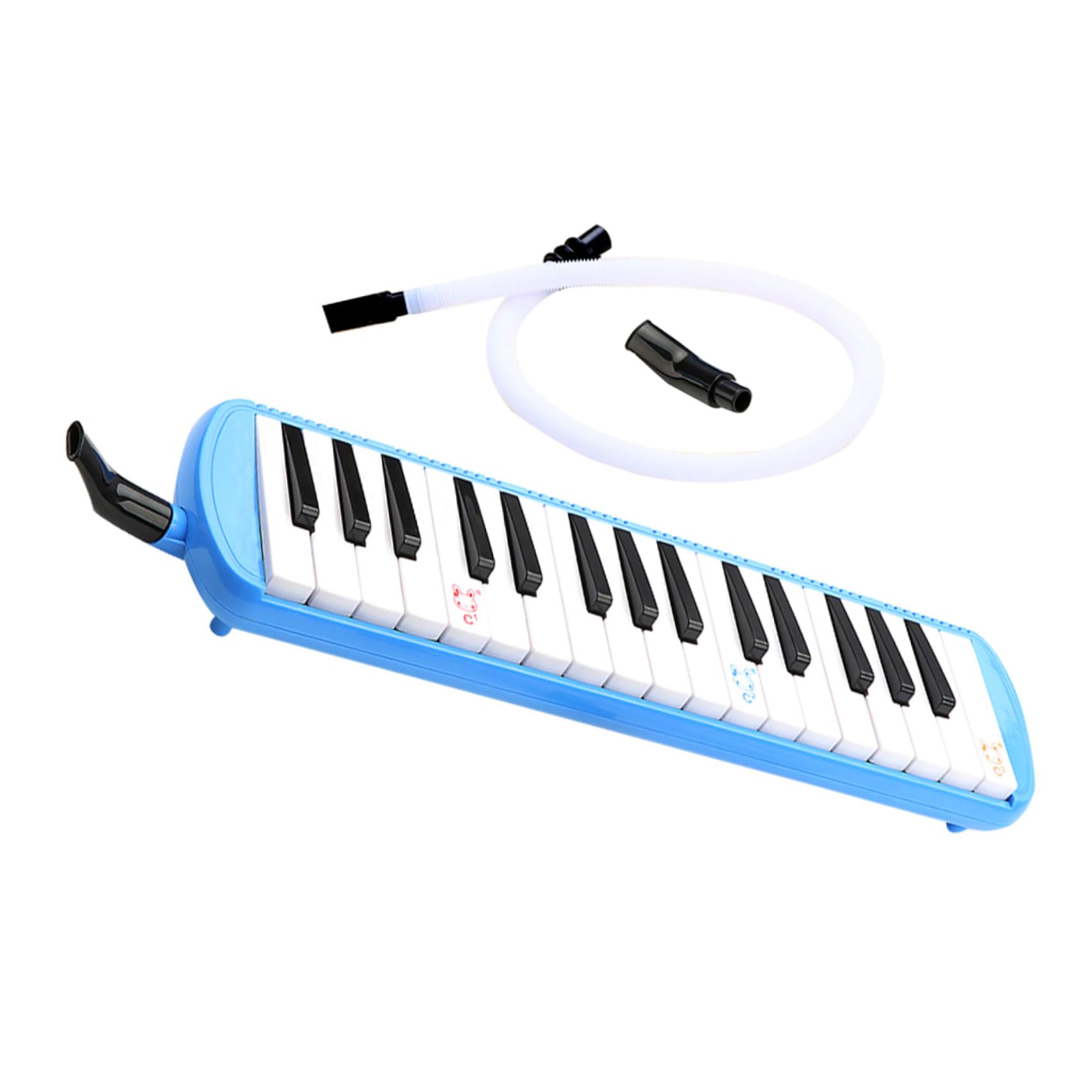 POPETPOP Melodica Tasti per Principianti con Tubo Bocchino Tastiera Portatile Leggera e Colorata Strumento Musicale Elettronico con Effetti Sonori Integrati per Pratica e Performance