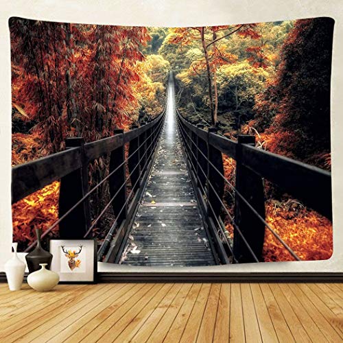 YISUMEI Boshangbrug, wandtapijt, wandtapijt, wandtapijt, wandtapijt, wandtapijt, wandtapijt, woondecoratie, voor… - Afbeelding 3