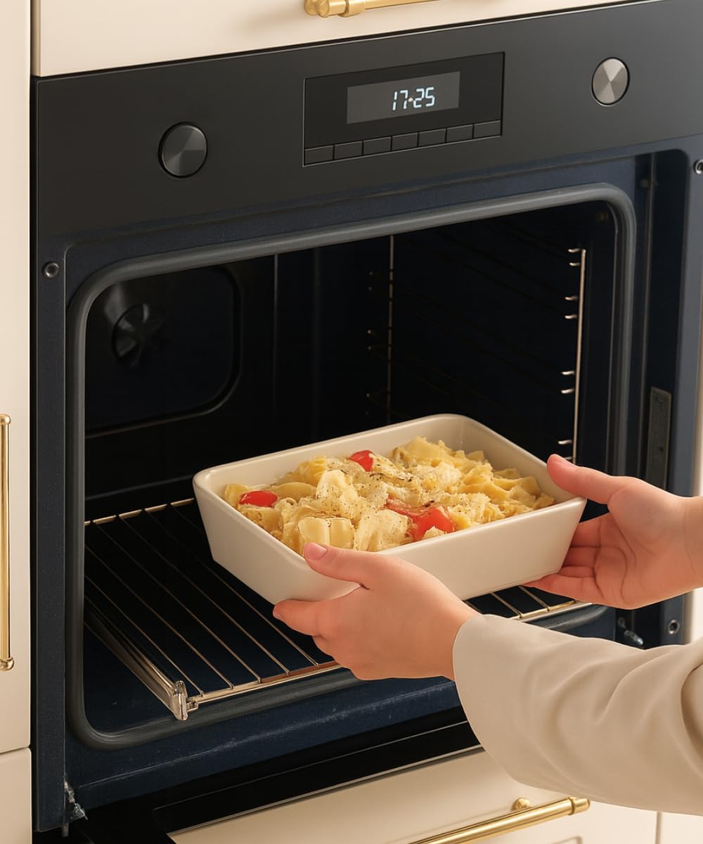 Zoha Frischhaltedosen Glas Set 3-teilig – Vorratsdosen Glas mit Deckel BPA-frei – luftdichtes Frischhaltedosen Set – mikrowellengeeignet & ofenfest – Glasbehälter für Meal Prep & Aufbewahrung