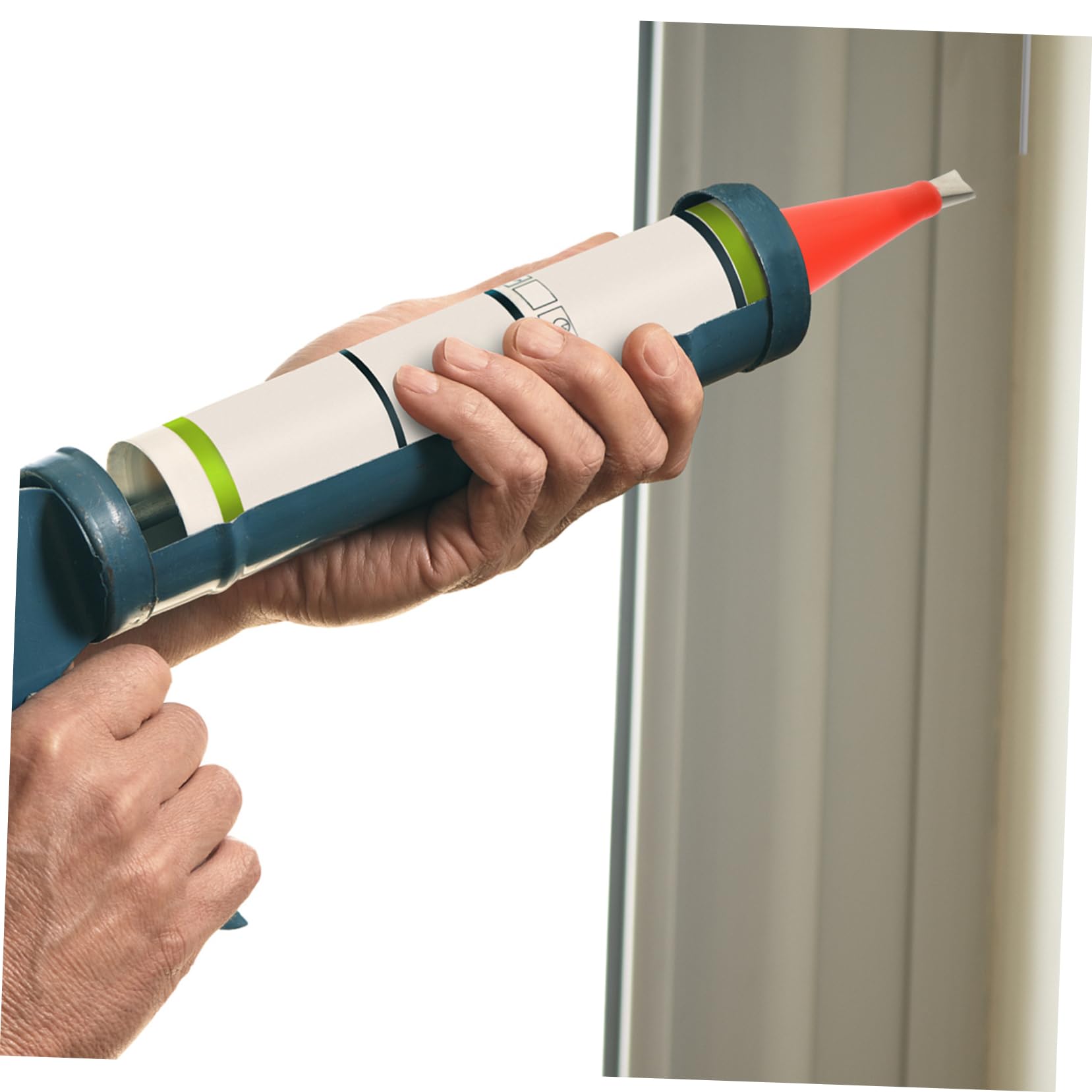 NAMOARLY Silicone Caulking Tool Kit 9pcs Reusable Nozzles Base Cover Caulking Nozzle