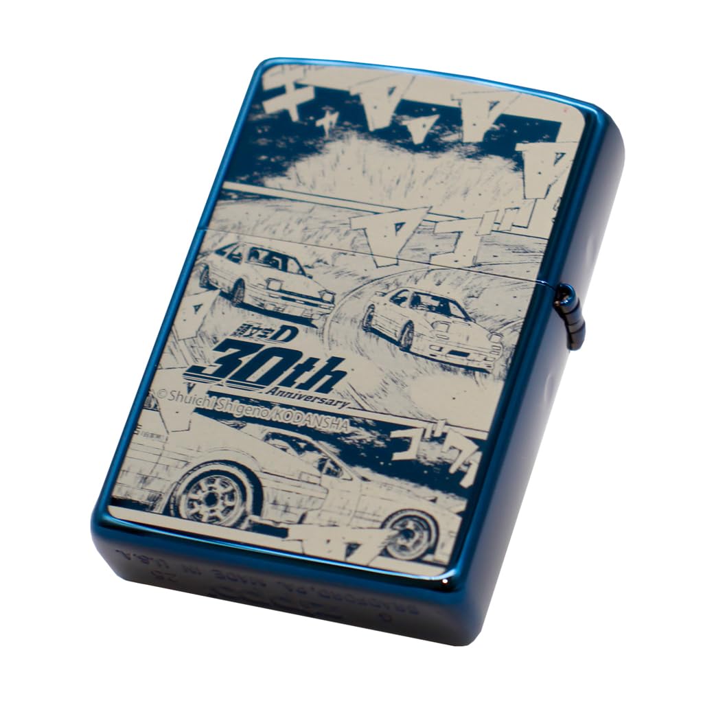 Amazon.co.jp: Zippo 『頭文字D』 ブルーチタン model 藤原拓海 「30th