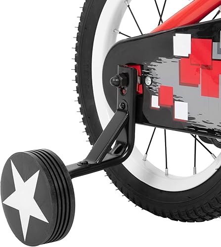 Miniatura 3 de JOYSTAR Bicicleta de unicornio para niñas de 2 a 9 años, bicicleta para niños de 12, 14, 16, 18 pulgadas, con ruedas de entrenamiento, serpentinas,