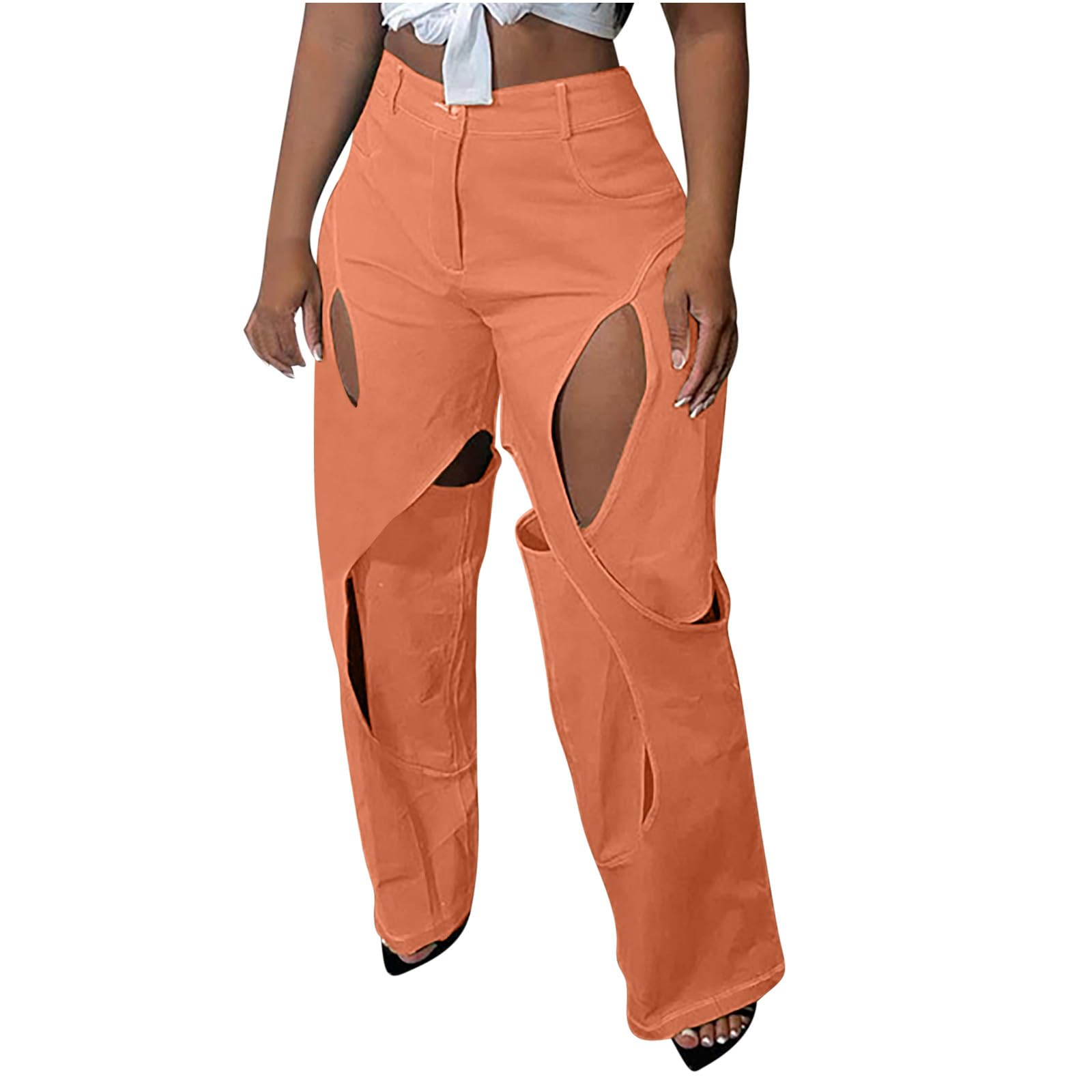 Women? Y2K Streetwear Fashion Jeans Baggy Straight Fit Wide Leg Pants Casual Denim Trousers Hot Girl Outfit