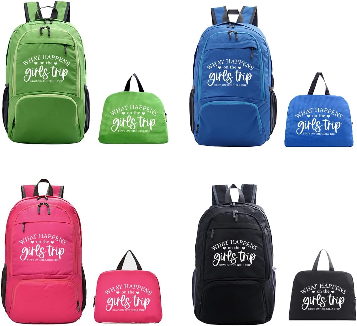 4Pcs 30L Hiking Backpack Lightweight Day Packs, Packable Backpack for Women Men Travel Camping Vacation