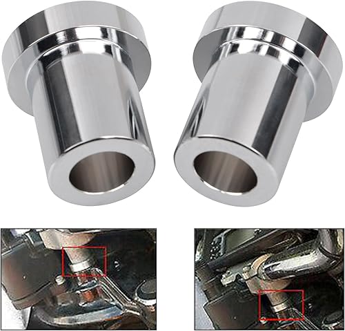 Miniatura 2 de Bujes de elevación del manillar del palanquilla del CNC del CNC del cromo para Harley Touring Road King Street Glide Electra Glide Softail