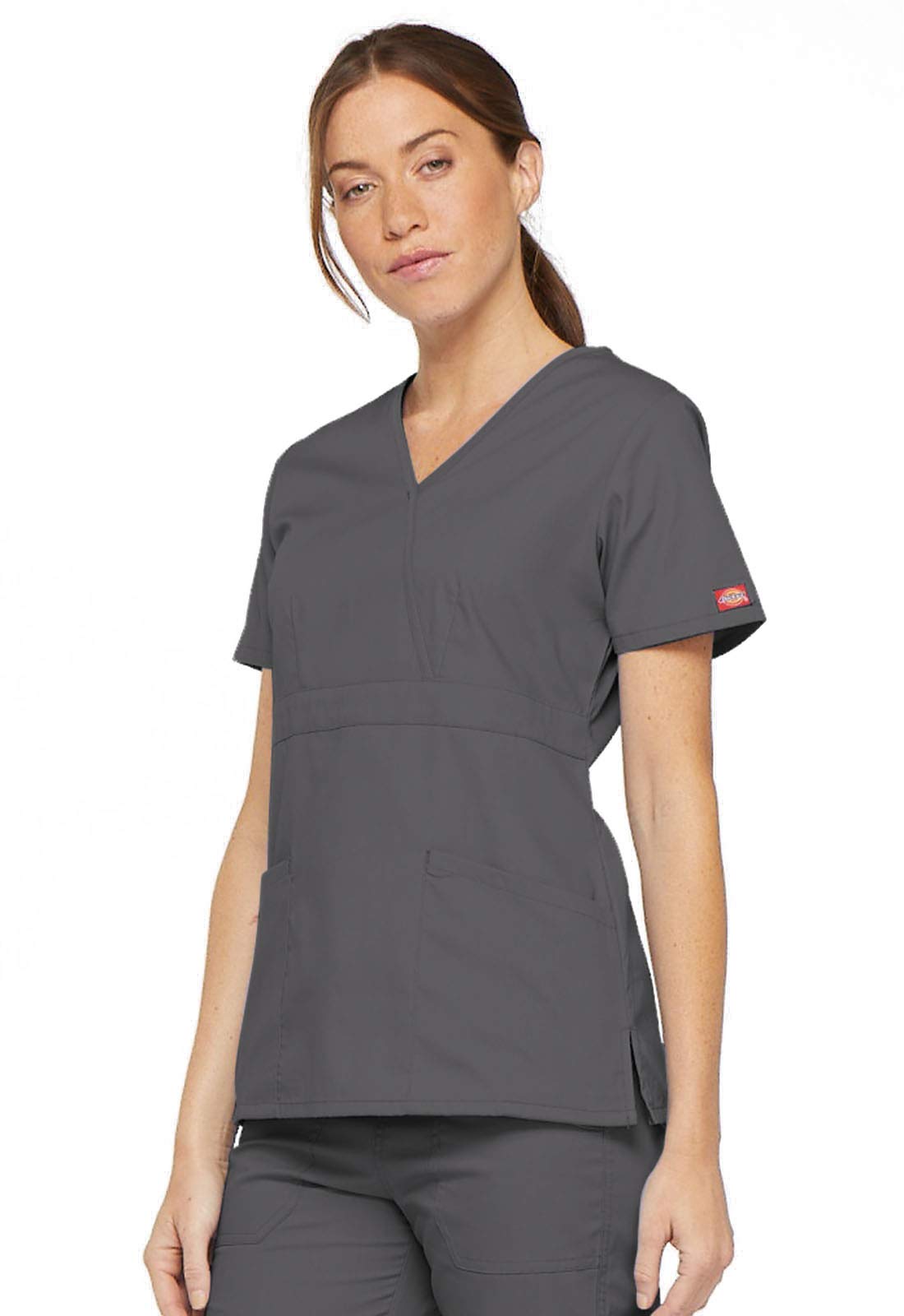 Dickies Damen EDS Signature Scrubs Missy Fit Mock Wrap Top Medizinisches Schlupfhemd