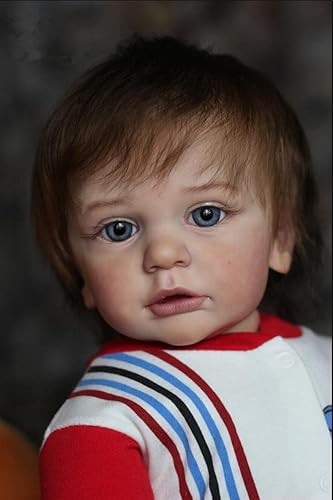 Miniatura 2 de Pinky Reborn Muñeca de bebé de 24 pulgadas, 24.0 in, realista, muñeca de bebé recién nacida, adorable y realista, regalo de juguete