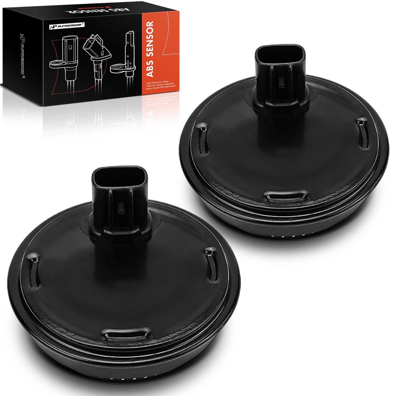 A-Premium 2PC Set Rear ABS Wheel Speed Sensor fit for 2001-2012 Toyota Camry Highlander Avalon Solara & 2002-2010 Lexus ES300 ES330 ES350, Rear Driver