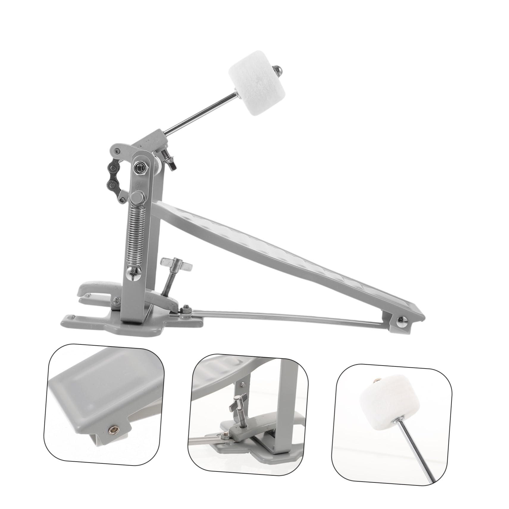 Pédale Simple Pour Batterie Professionnelle Accessoire Pour Instrument De Percussion De Rechange Pour Pédale De Grosse Caisse
