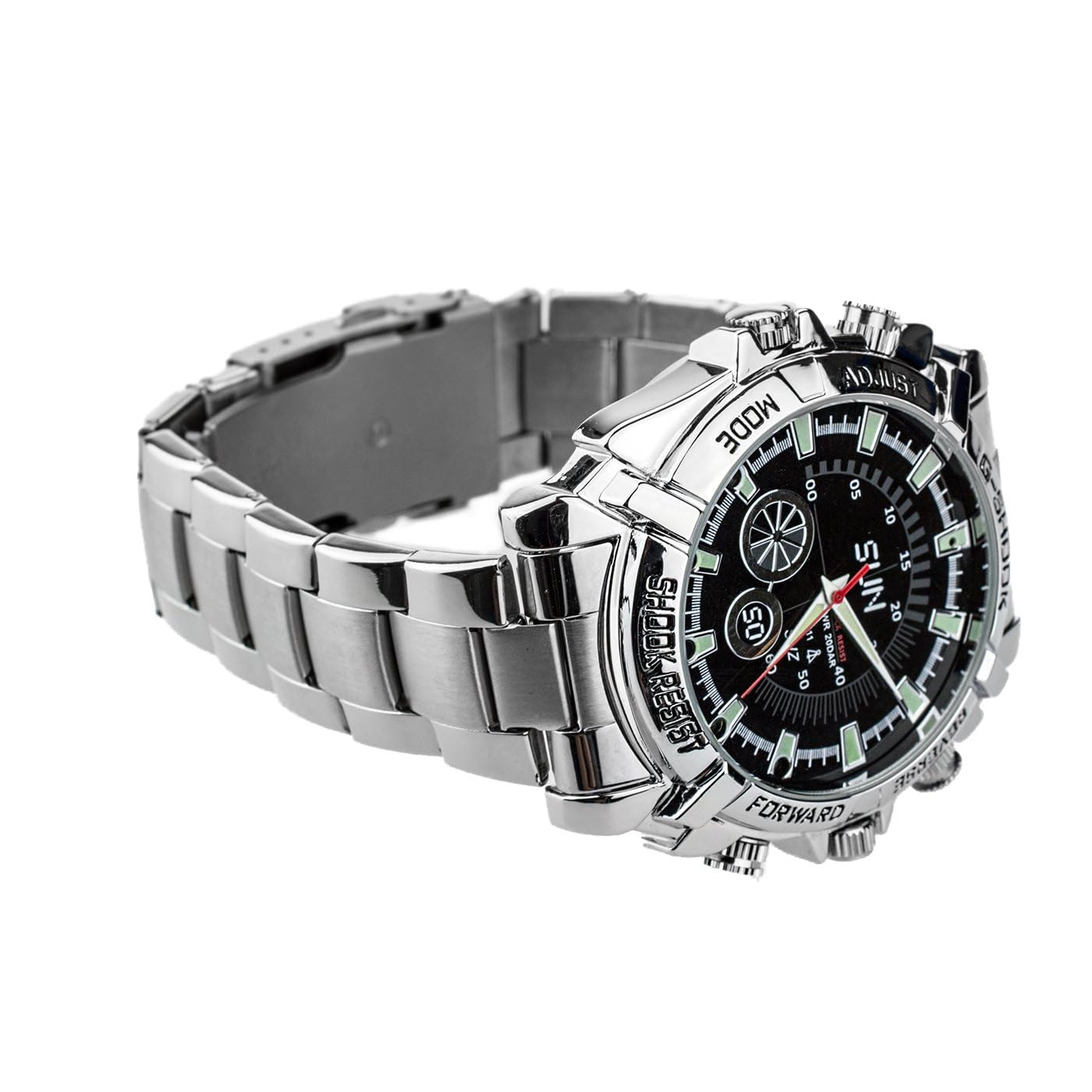 securinnov Wrist Watch Security Camera Audio Video Recording Series 2, While Recording no Light Flashes. Wrist Watch Camera Inbuild 32GB Memory.(wist Watch)-picture-22