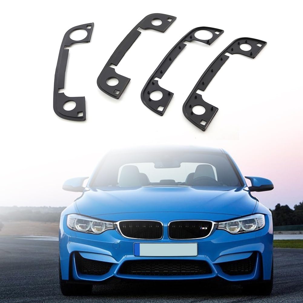 Poignées De Porte Extérieures BMW E36 E34 E32 Z3 - Paire Gauche+droite Avec Joints - Remplacement Direct, Noir - 4