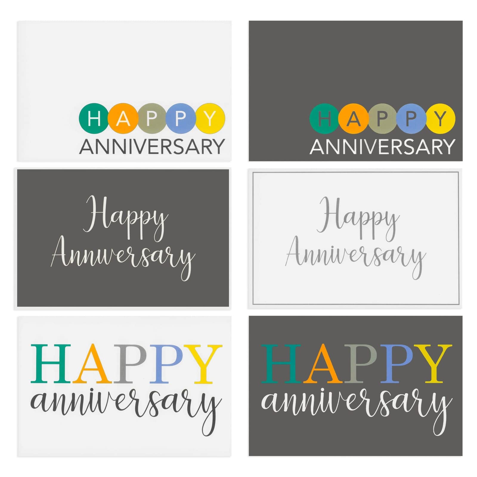 VP2001 Anniversary Greeting Cards, 3 Different Anniversary Greeting - View #5