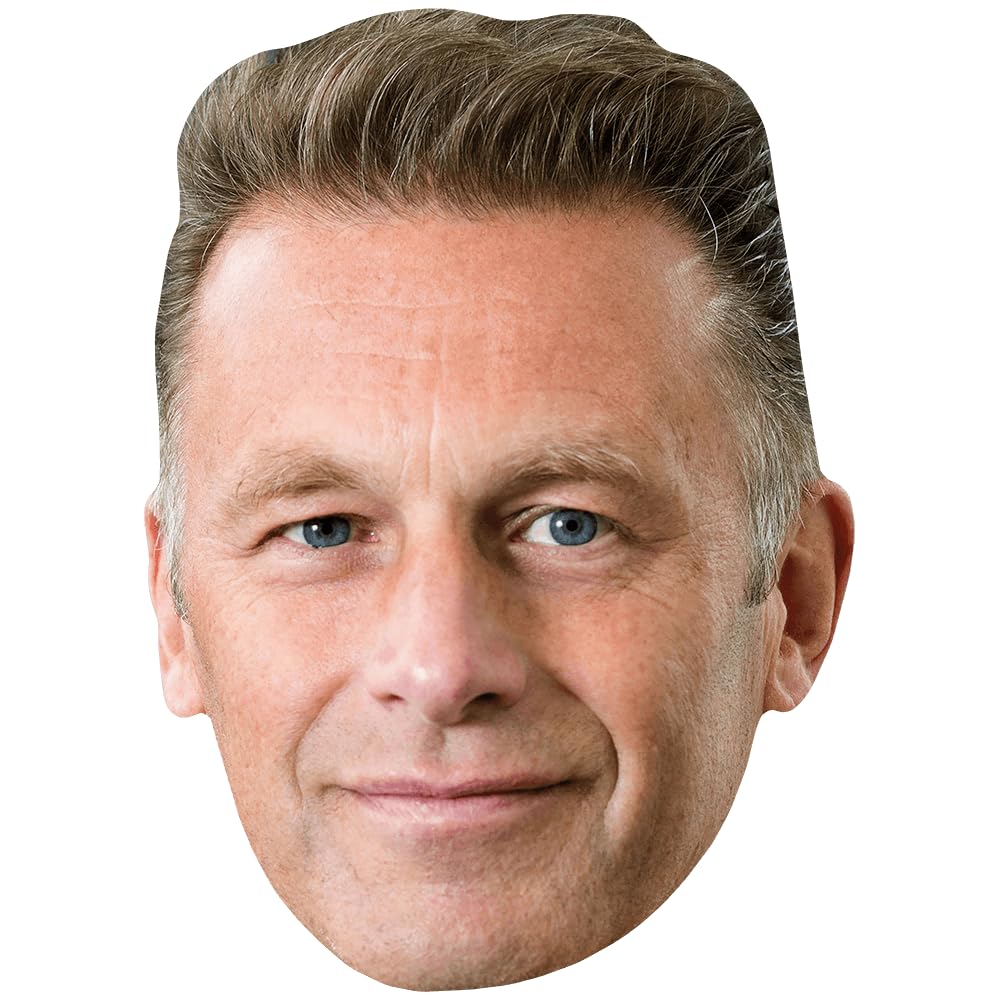 Celebrity Cutouts Lifelike Chris Packham (Smile) Celebrity Mask, Flat Card Face, Fancy Dress Mask