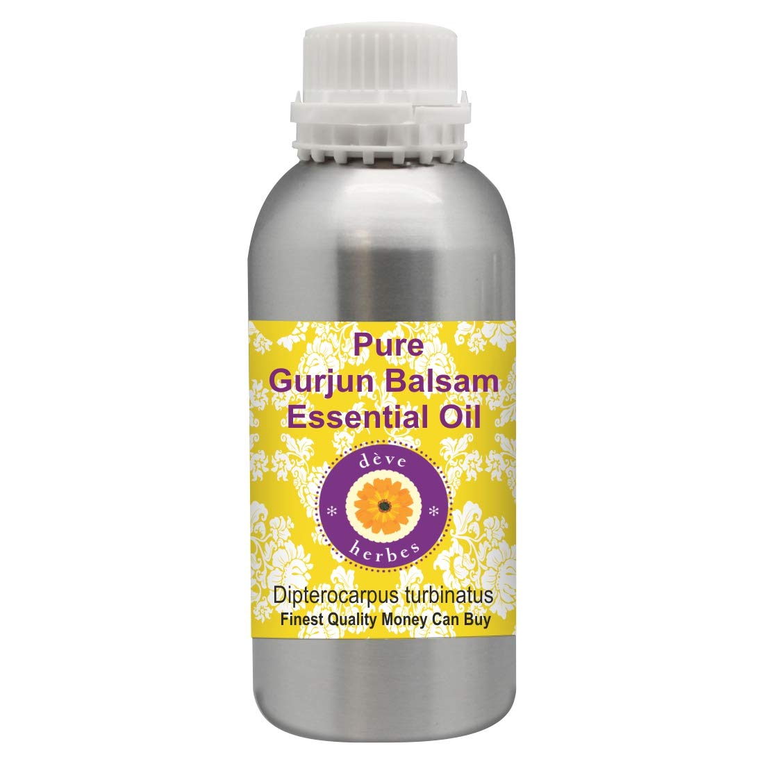 Deve Herbes Pure Gurjun Balsamo Olio Essenziale (Dipterocarpus turbinatus) 100% naturale qualità terapeutica distillata a vapore.