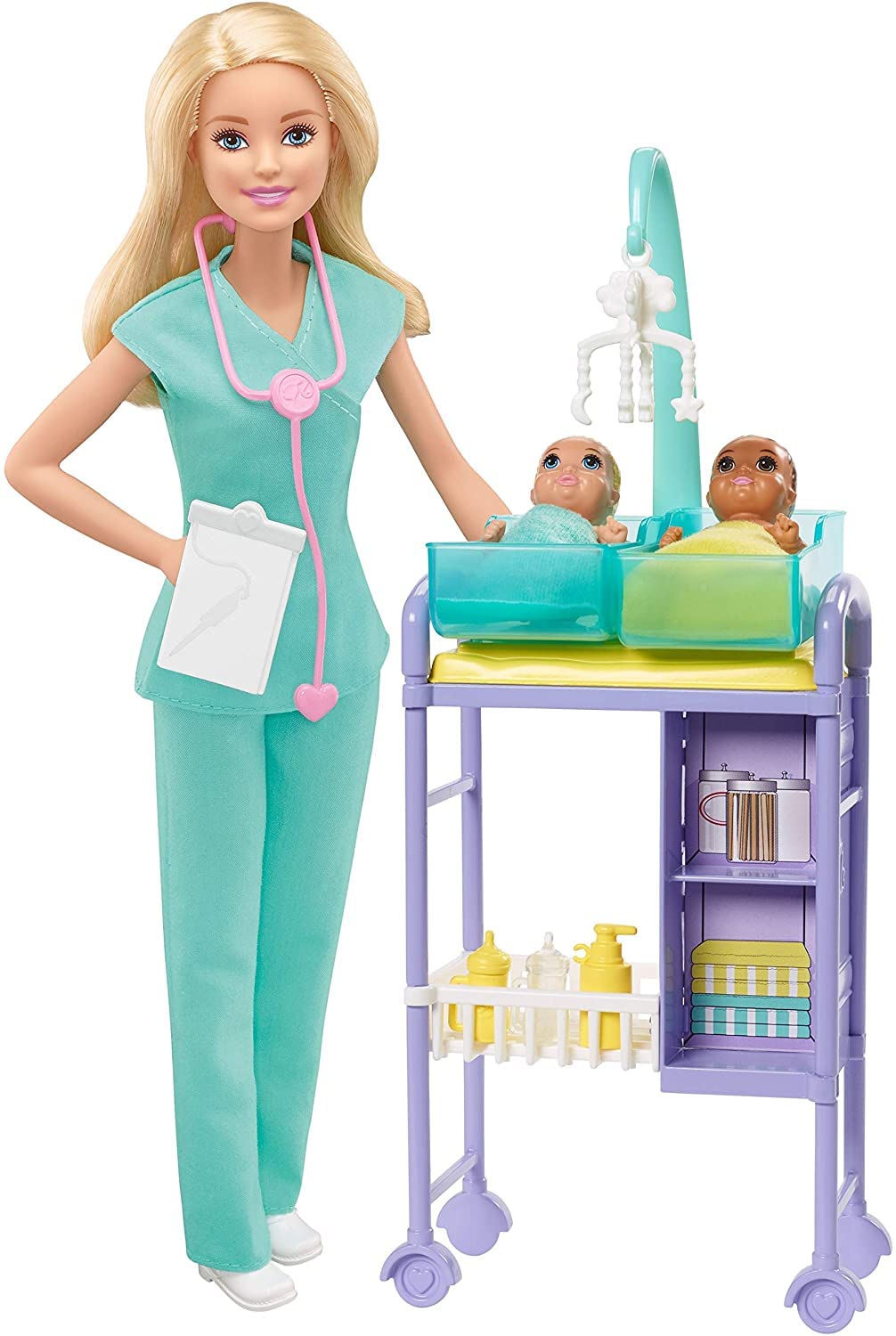 Buy HALO NATION ® Doctor Doll with Baby Doll Checkup Trolley Doctor Aunty with Baby Doll