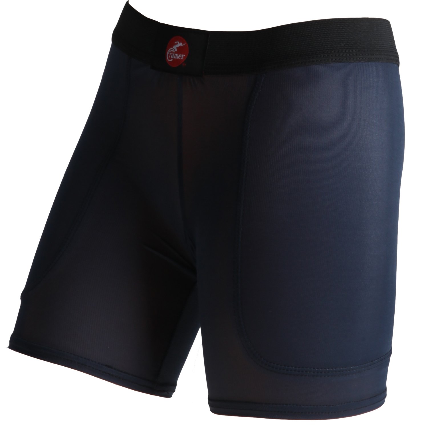 Cramer Women's Power Slyder Sliding Shorts, Compression Shorts for Softball, Navy & Black Slider Support for Chaffing & Injury Prevention, Sliding Pants for Softball Players