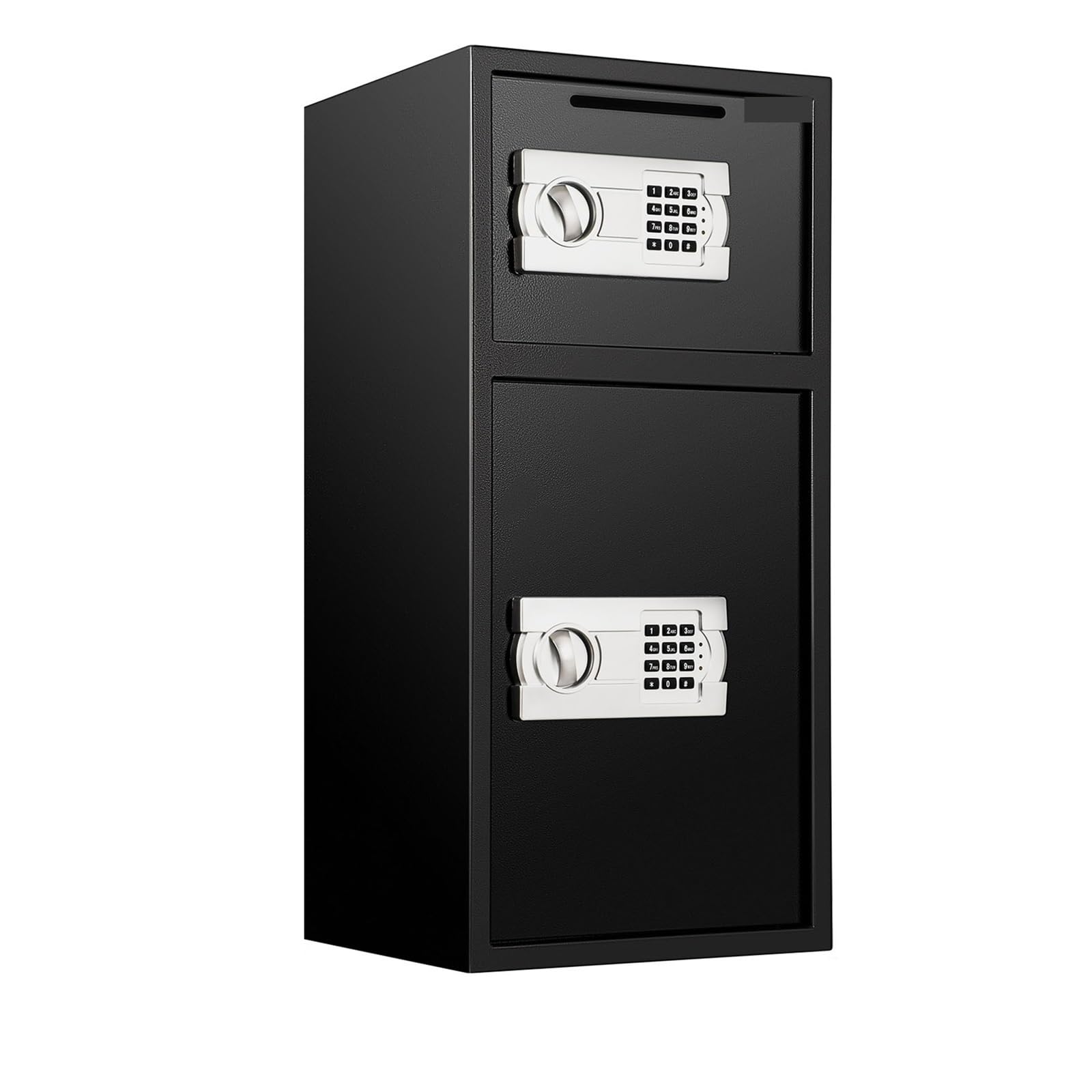Safe Box, Electronic Safe Deposit Box, Secret Hidden Piggy Bank Digital Access & Override Keys for Store Money Jewelry Documents(74L)