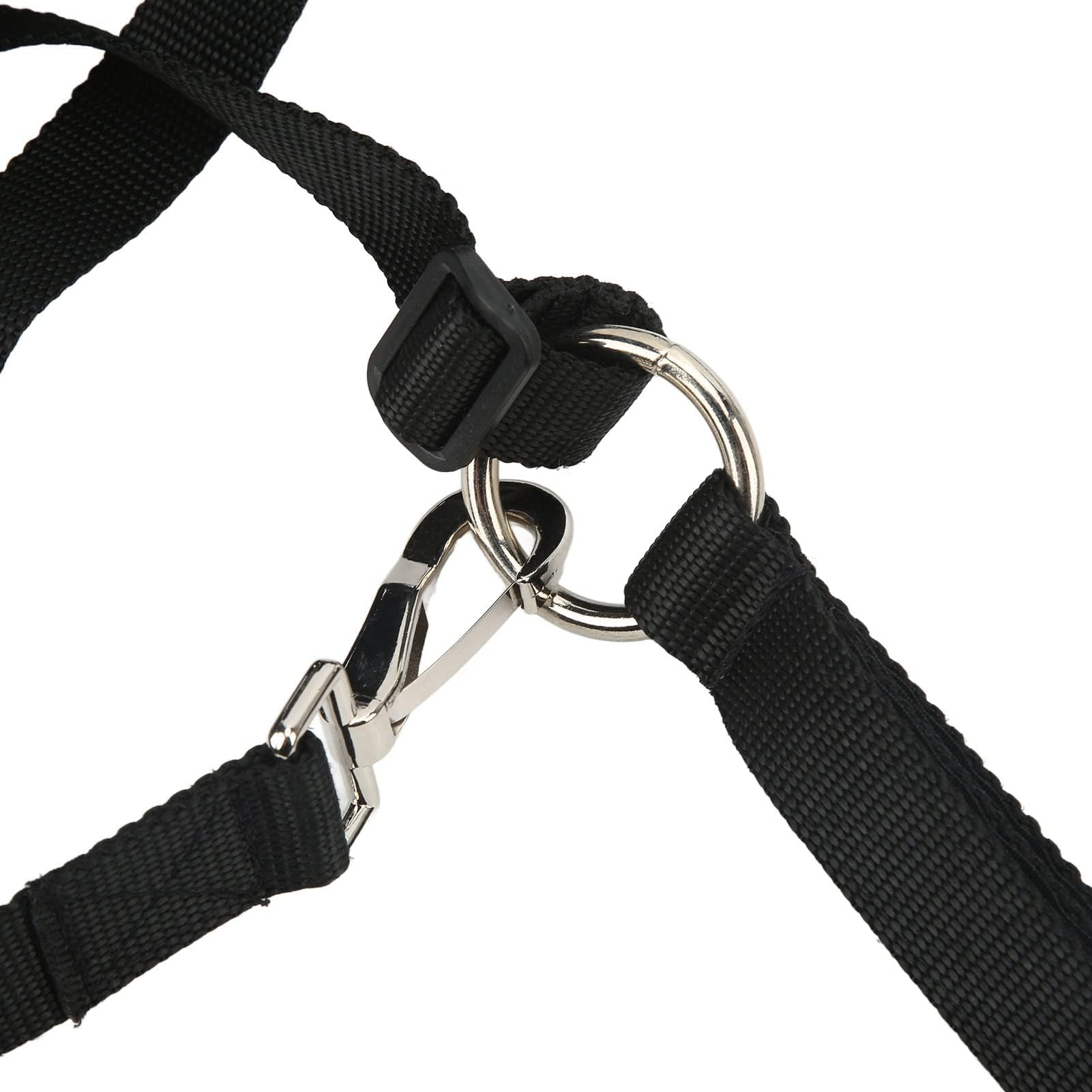 HERCHR Muselières pour Chevaux, 63 cm, protège-Bouche, muserolle, Supports de Bouche avec Grands Trous, Sangle réglable Anti-Morsure pour mangeoires équestres