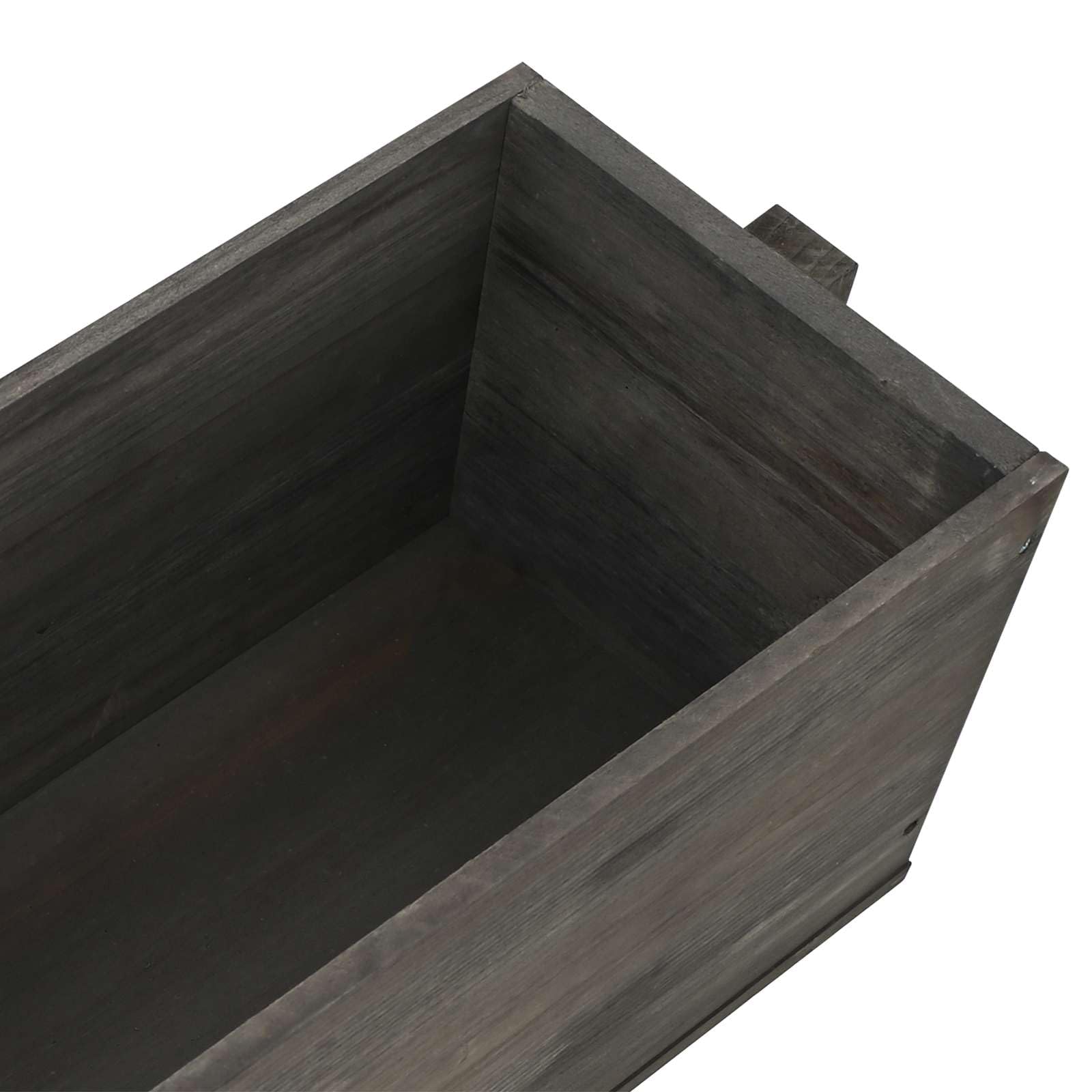 Fioriera con griglia in legno di abete, 48 x 30 x 70 cm | Legno di abete massiccio, resistente alle intemperie, fioriera rialzata, per terrazze e balconi