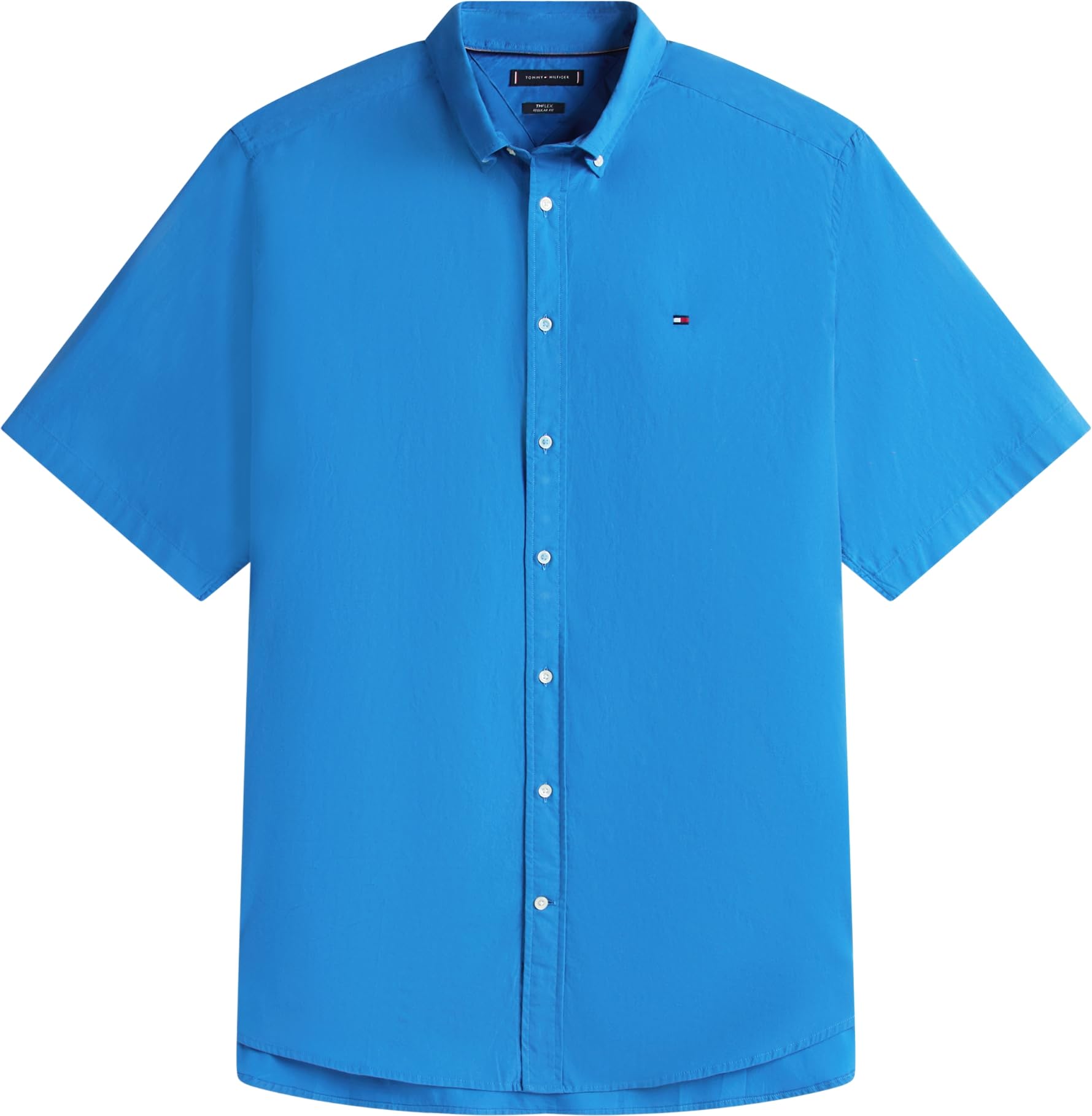 Tommy Hilfiger Herren Bt-Flex Poplin Solid S/S Shirt-b Mw0mw41257 S/S Shirt (1er Pack)