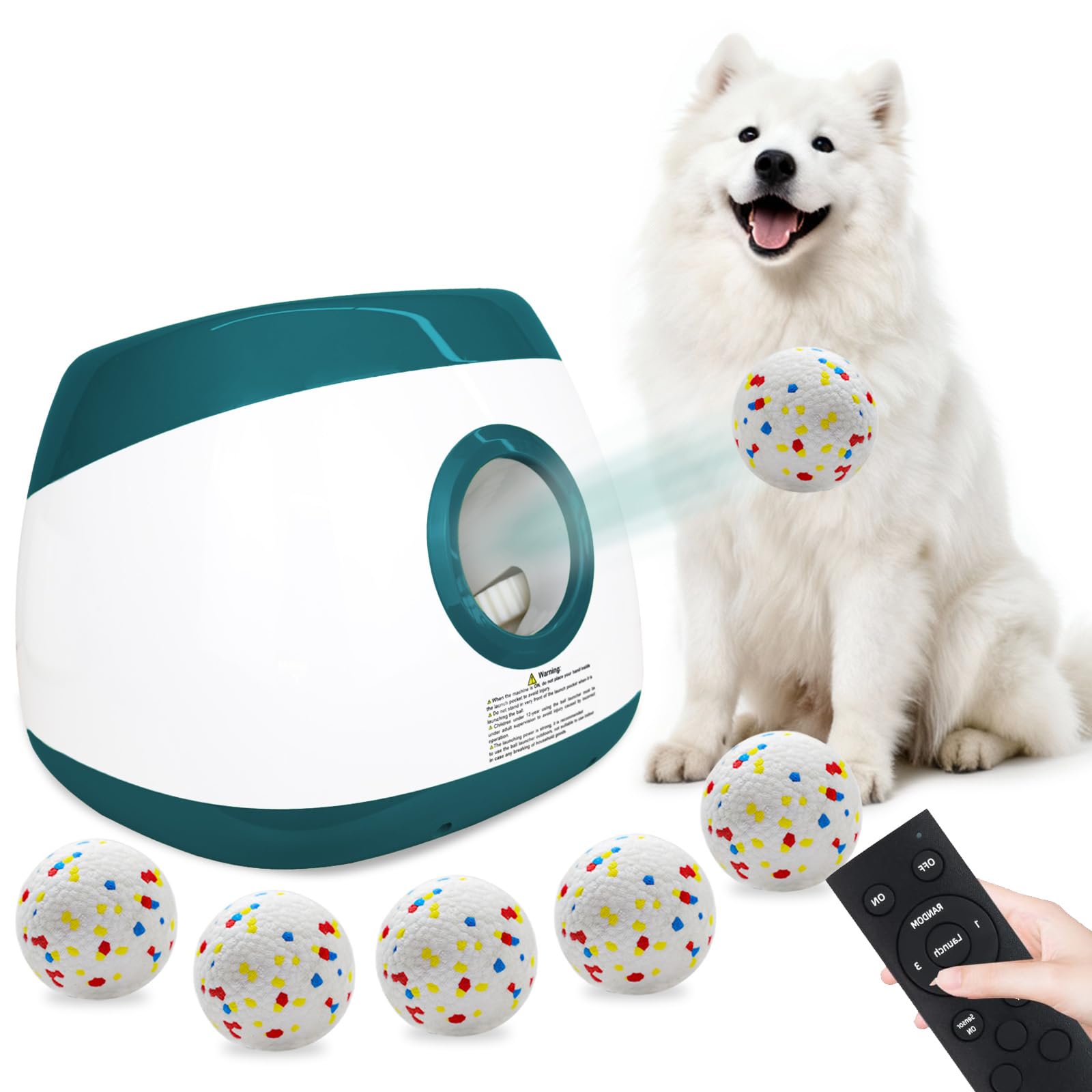 MEKAPLE Automatic Dog Ball Launcher