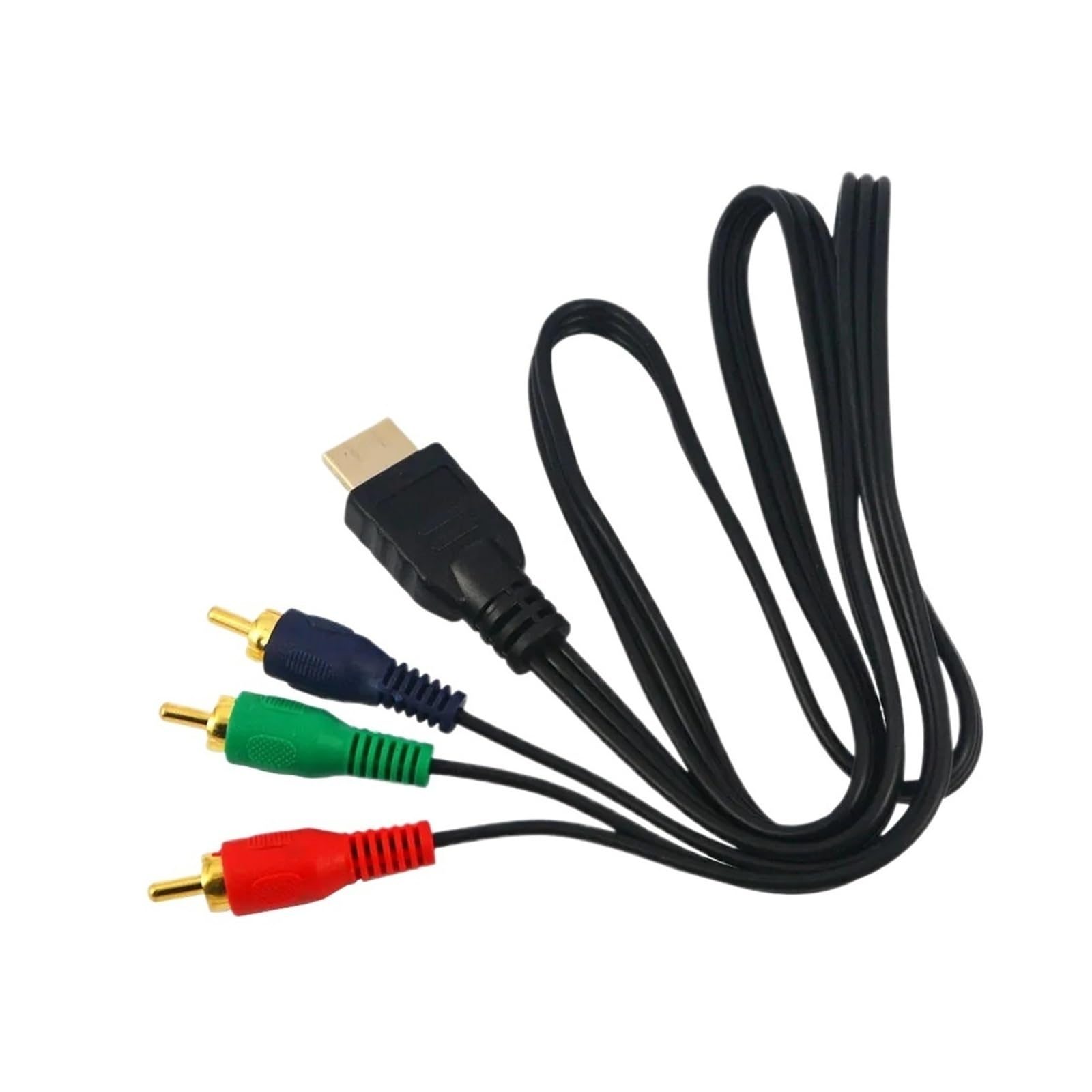 Adaptador De Conversión AV De 1080P HDMI A RCA, Compatible Con Reproductor Multimedia De TV, Cable Conector De Transmisión De Audio Y Vídeo De 1m Y 3 Pies