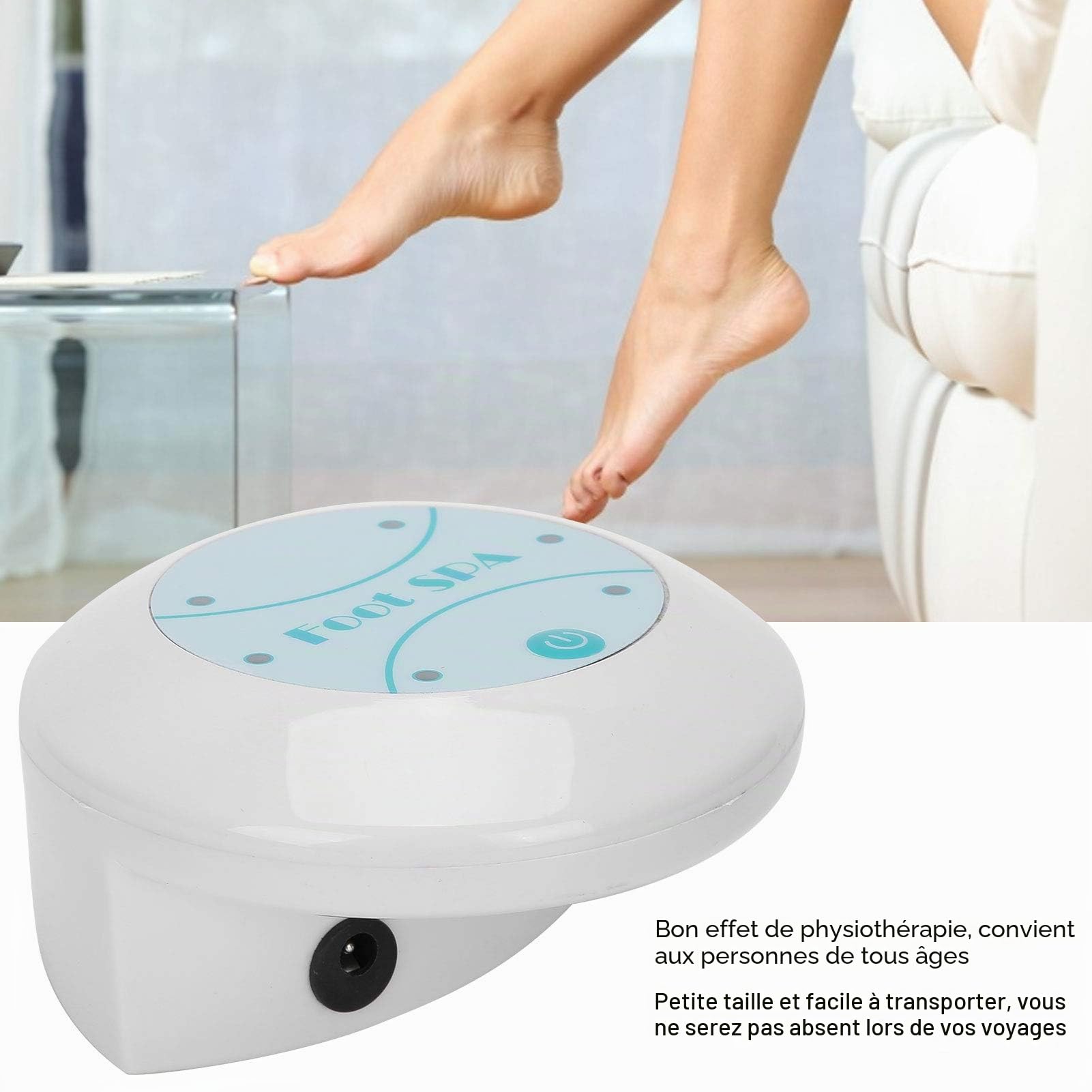 Machine de bain de pieds ionique de désintoxication des pieds, Mini bain de pieds sans bassin pour un usage domestique Massage pour se détendre Massage des pieds santé