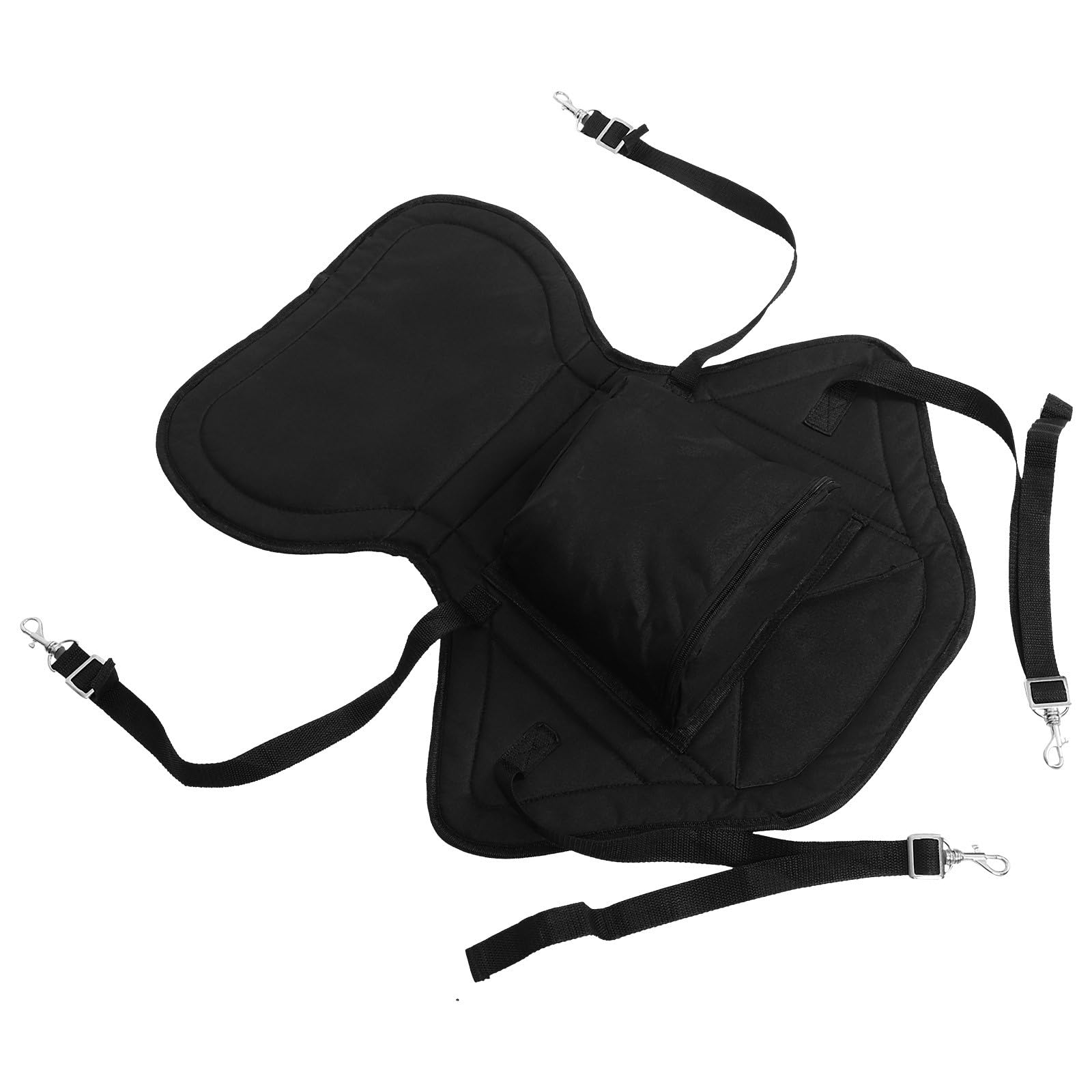minkissy Asiento Inflable para Kayak Respaldo Flexible Transpirable, Cojín Cómodo de Espuma, Accesorio para Deportes Acuáticos y Recreación al Aire Libre