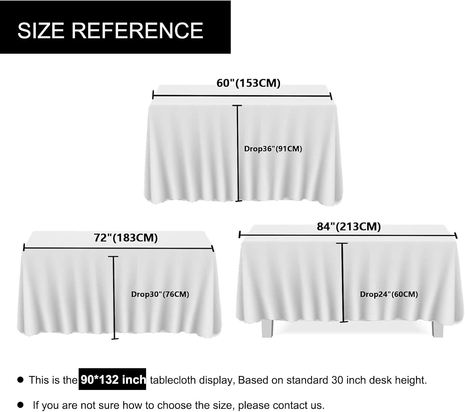 Black 90x132 inch Sequin Tablecloth Fit for 6ft Tables Glitter Table Cloth Shiny Overlay for Halloween Christmas Party Table Décor