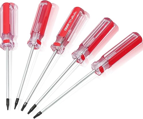 Miniatura 17 de Destornillador de seguridad Torx T20 con punta magnética y mango de plástico, destornillador Torx para reparación de computadoras, electrodomésticos