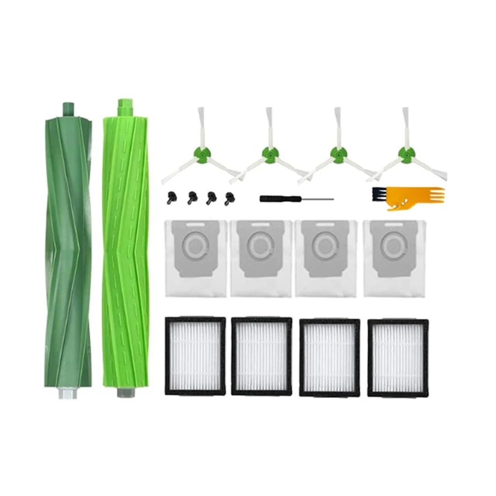 Brosse principale et filtre pour Roomba i6+ i8+ améliorant l'aspiration