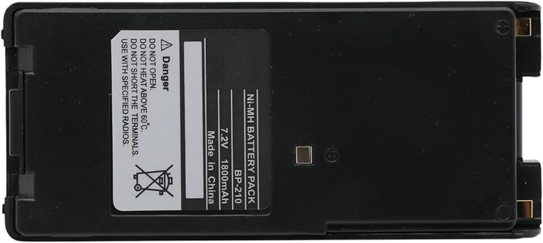 1800mAh Compatible with IC-F40GS IC-F40GT IC-F41GS IC-F41GT IC-F4GS IC-F4GT IC-T3H IC-U82 IC-V8 IC-V81 IC-V82