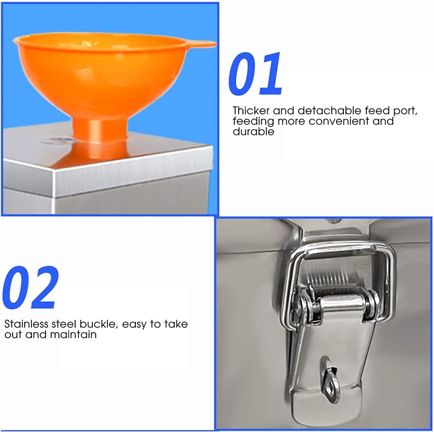 Maszyna do obierania czosnku o mocy 180 W, automatyczna handlowa obieraczka do czosnku o wydajności 25 kg/h Krajalnice do obierania czosnku Maszyna ze stali nierdzewnej do obierania, dla restauracji