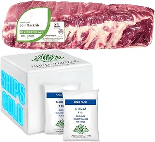 Salutem Vita - Pork Full Rack Baby Back Ribs, 3 lbs. (actual weight may vary within 5%)